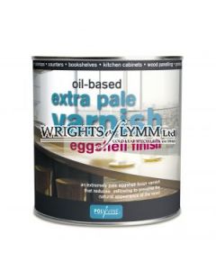 1 litre Extra Pale Eggshell Varnish - Oilbased