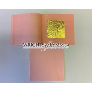 23ct Regular Loose Gold Leaf, 2 Leaves, 50mm - Pack of 10 Books