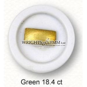 18.4ct Green 1/4 Pan Shell Gold