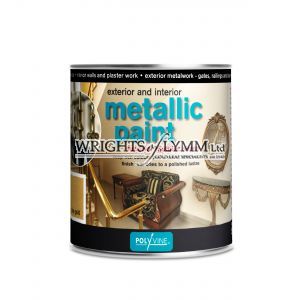 250ml Polyvine Acrylic Metallic Paint - Bright