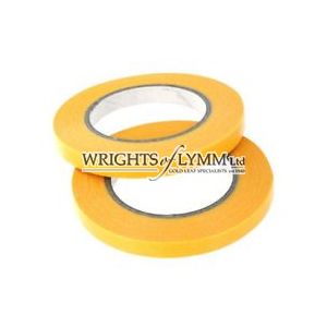 9mm Roll of Yellow Signwriters Low Tack Tape