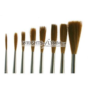 Set of Synthetic/Natural Sable Mix Chisels - 0 - 6 & 8 with brush tin