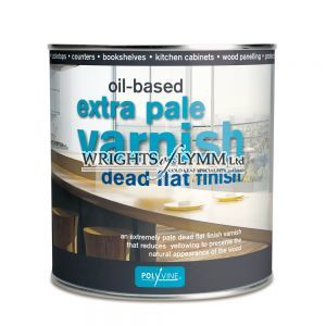 1 litre Extra Pale Dead Flat Varnish - Oilbased