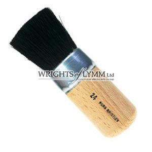 25mm Black Bristle Stencil Brush