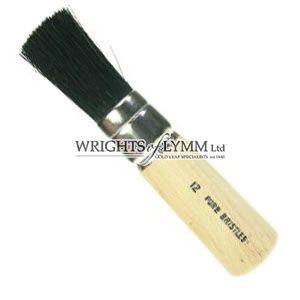 19mm Black Bristle Stencil Brush