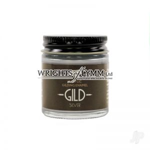 30ml Gild Acrylic Gilding Enamel Paint - Silver