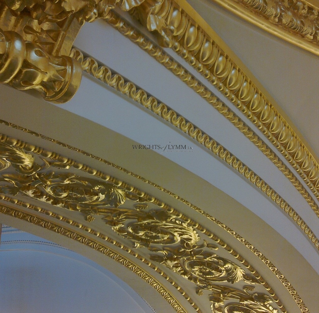 Gilded Ceiling arch