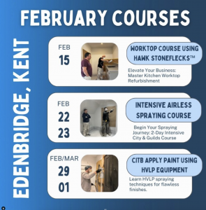 February Courses from Paint Tech UK